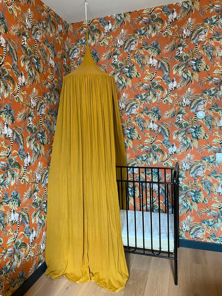 Polini Ledikant - Zwart 60x120 cm, Kinderen en Baby's, Babywiegjes en Ledikanten, Zo goed als nieuw, Ledikant, Ophalen