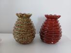 Daan Kromhout 2 prachtige vazen "Flower", Antiek en Kunst, Ophalen of Verzenden