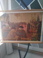 wandkaart Luther op de Rijksdag te Worms, 1521, Ophalen of Verzenden, Aardrijkskunde