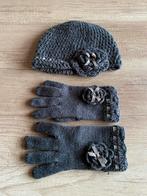 Mooie Muts en Handschoenen Set, Kleding | Dames, Mutsen, Sjaals en Handschoenen, Ophalen of Verzenden, Zo goed als nieuw, Maat 38/40 (M)