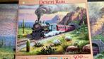 Sunsout Desert Run trein zonsopgang 500 stukjes western, Hobby en Vrije tijd, Denksport en Puzzels, Ophalen of Verzenden, Zo goed als nieuw