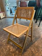 Zara Home Rotan klapstoel 8x, Huis en Inrichting, Stoelen, Ophalen, Zo goed als nieuw, Bruin, Eén