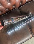 Rvs Trumpet dempers Bobber/Frisco style Lanesplitter., Motoren, Ophalen of Verzenden, Gebruikt