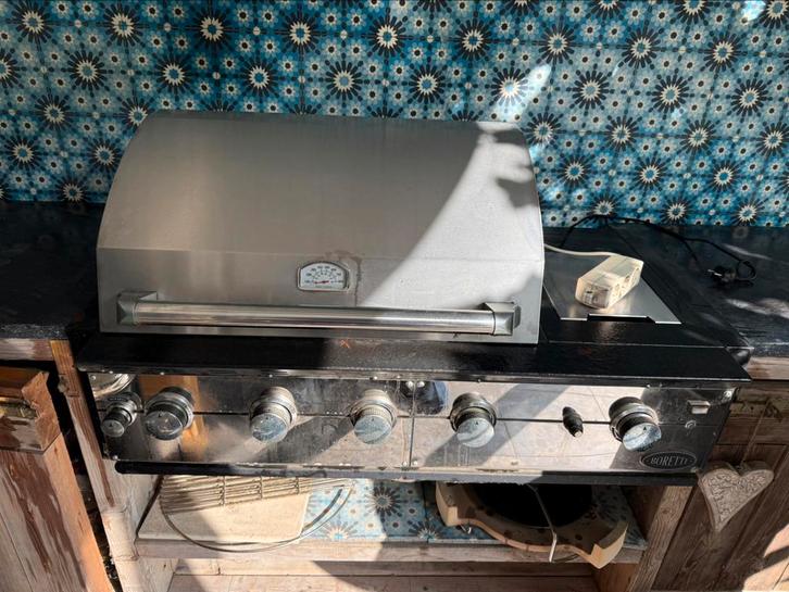 Boretti buitenkeuken te koop (107 cm), Tuin en Terras, Buitenkeukens, Gebruikt, Gas, Inbouw, Ophalen of Verzenden
