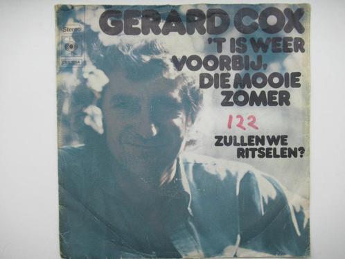 GERARD COX # ' T IS WEER VOORBIJ, DIE MOOIE ZOMER, Cd's en Dvd's, Vinyl | Nederlandstalig, Zo goed als nieuw, Levenslied of Smartlap
