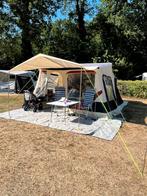 Vouwwagen Jamet 2004 met complete inboedel, Caravans en Kamperen, Vouwwagens, Ophalen, Blauw, Aanwezig, Jamet