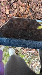 Aanrechtblad zwart graniet, Ophalen, Zwart, Zo goed als nieuw, Minder dan 100 cm