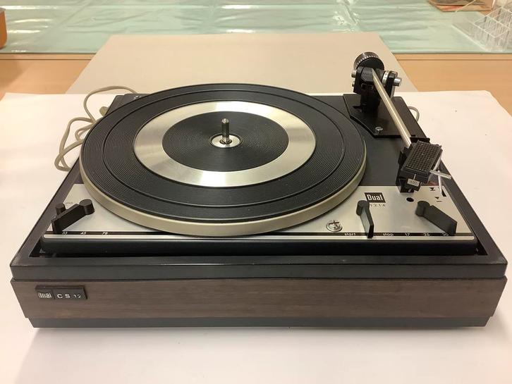 Dual vintage platenspeler cs 12, Audio, Tv en Foto, Platenspelers, Gebruikt, Dual, Ophalen