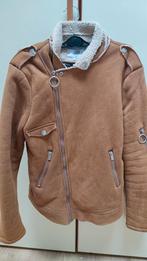 Sixt June Biker Jacket - Stoer & Stijlvol!, Bruin, Maat 42/44 (L), Ophalen of Verzenden, Zo goed als nieuw