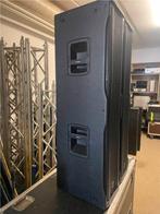 rcf nxl 44- a mk1 actieve speakers. incl. flightcase., Zo goed als nieuw, 120 watt of meer, Front, Rear of Stereo speakers, Ophalen