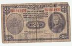 Bankbiljet 2,5 gulden Wilhelmina 1943 Nederlands-Indië, Postzegels en Munten, Bankbiljetten | Nederland, Verzenden, 2½ gulden