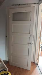 Jaren 30 5-paneels deuren, Doe-het-zelf en Verbouw, Deuren en Horren, Ophalen, Gebruikt, 80 tot 100 cm, Binnendeur