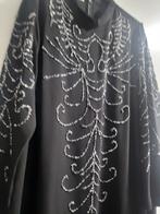 Elegante zwarte feestjurk - Maat XL, Zwart, Maat 46/48 (XL) of groter, Ophalen of Verzenden, Onder de knie