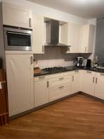 Witte hoek keuken te koop met deels Siemens apparatuur, Huis en Inrichting, Keuken | Complete keukens, Ophalen, Gebruikt, Overige materialen