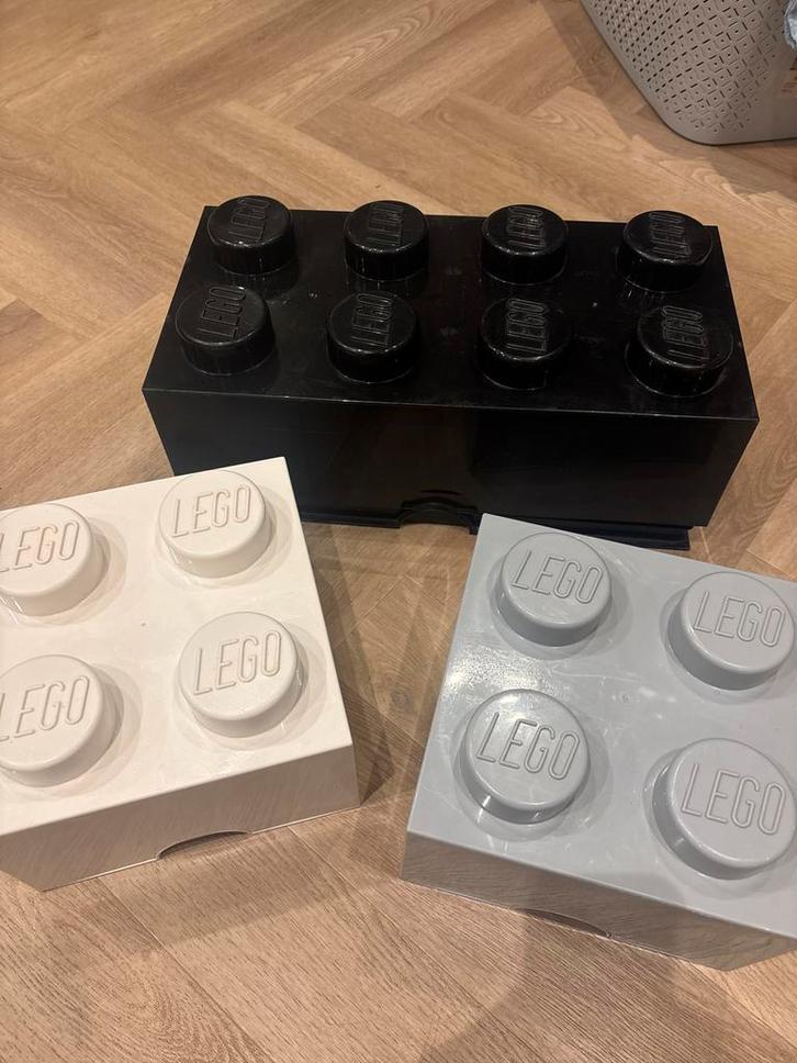 Lego Opbergblokken - 3 Stuks, Kinderen en Baby's, Speelgoed | Duplo en Lego, Gebruikt, Lego, Ophalen of Verzenden