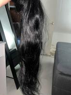 30 inch frontal lace wig zwart, echt haar, Ophalen of Verzenden, Pruik of Haarverlenging