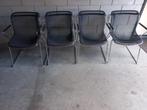4 stoelen, Huis en Inrichting, Ophalen, Gebruikt, Zwart, Design