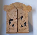 Houten Dolfijnen Wandkastje, Handmade, West Centraal Afrika, Ophalen of Verzenden, Minder dan 150 cm, Minder dan 25 cm, Minder dan 100 cm