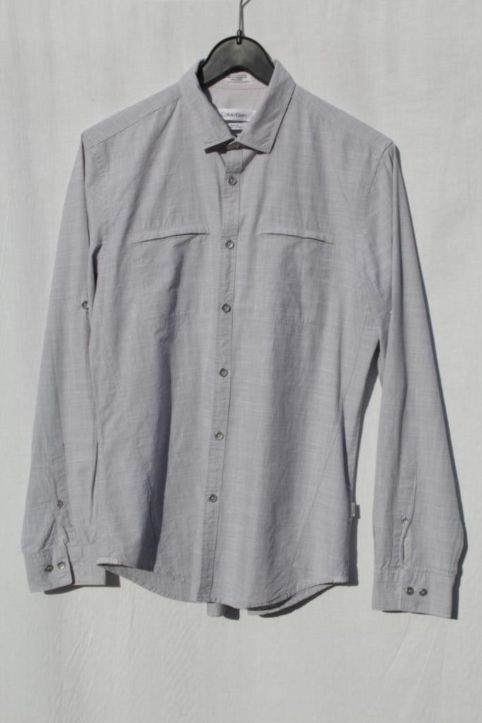 Mooi grijs 100% katoenen overhemd.Mt S/P.Merk Calvin Klein, Kleding | Heren, Overhemden, Zo goed als nieuw, Halswijdte 38 (S) of kleiner