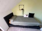 Eenpersoonsbed boxspring met hoofdsteun, Huis en Inrichting, Ophalen, 90 cm, Eenpersoons, Zo goed als nieuw