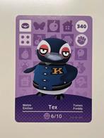 Nintendo Animal Crossing Cards - Series 4 - card 340 Tex, Avontuur en Actie, 1 speler, Ophalen of Verzenden, Zo goed als nieuw