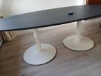 Groot Ovaal eethoek tafel keramisch blad Bree's New World, Ophalen, 100 tot 150 cm, 200 cm of meer, Zo goed als nieuw