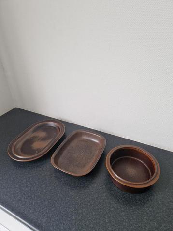 Vintage Arabia Ruska schalen Ulla Procopé design Finland 3x beschikbaar voor biedingen