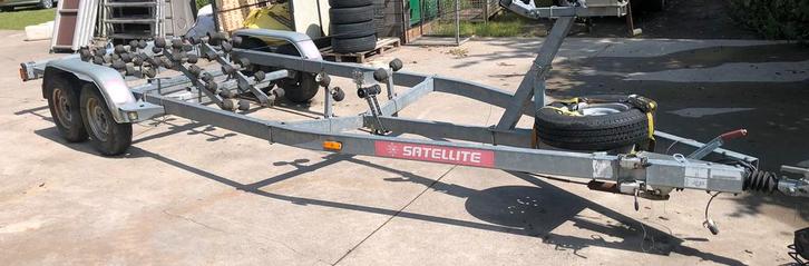 Boottrailer 3000kg voor motorboot tot 8mtr, Watersport en Boten, Boottrailers, Overige typen, 1500 tot 3000 kg, 6 tot 9 meter