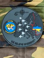 Pvc patch 313 SQN Scherpgetand Volkel, Verzenden, Nieuw, Patch, Badge of Embleem