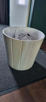 witte plantenbak groot van steen, Ophalen, Steen, Minder dan 60 cm, Rond