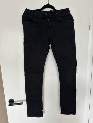 Heren zwarte skinny jeans W32 L34 beschikbaar voor biedingen