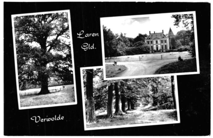 970540 Laren Gld 1977 Kasteel Verwolde Nette oude kaart onbe, Verzamelen, Ansichtkaarten | Nederland, Gelopen, Noord-Brabant, 1960 tot 1980