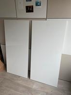 2 grote Besta deuren / kastdeuren frontjes 128 hoogglans wit, Minder dan 25 cm, Minder dan 150 cm, 100 tot 150 cm, Zo goed als nieuw