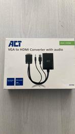VGA naar HDMI met audio (nieuw), Computers en Software, Pc- en Netwerkkabels, Nieuw, Ophalen of Verzenden