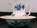 Lampetstel Engels Blauw Gebloemd - Lord Nelson Pottery, Antiek en Kunst, Ophalen