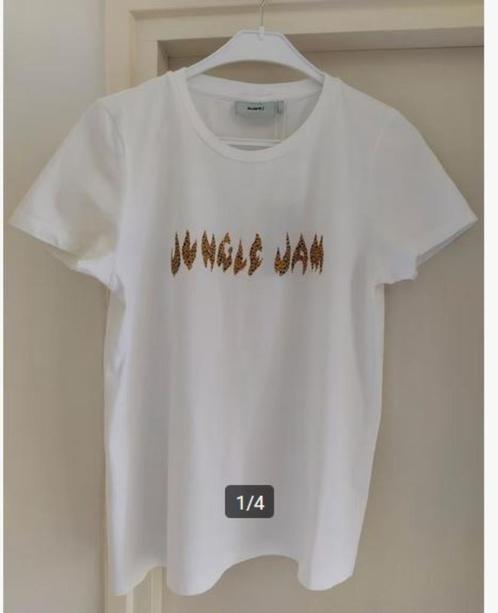 NIEUW!! Minimum Moves mooi wit t- shirt NU VAN 40 VOOR 7,50!, Kleding | Dames, T-shirts, Nieuw, Maat 38/40 (M), Wit, Korte mouw