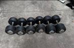 Rubberen Vaste Dumbells 2x22kg ,2x24kg ,2x30kg, Ophalen, Gebruikt, Dumbbell