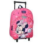 Roze Minnie Mouse Trolley Rugzak - Disney, Sieraden, Tassen en Uiterlijk, Koffers, Nieuw, Overige materialen, Minder dan 35 cm