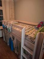 Hoogslaper incl ruimte gordijn en kussens, Ophalen, Zo goed als nieuw, Hoogslaper