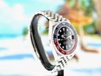 NOS Rolex GMT-Master II Pepsi ONGEDRAGEN in Stickers fullset, Staal, Polshorloge, Nieuw, Ophalen of Verzenden