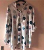 Blouse met bollenprint, Ophalen of Verzenden, Gedragen, Wit