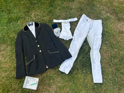 Wedstrijdoutfit maat 34, Dieren en Toebehoren, Paardrijkleding, Gebruikt, Dames, Bovenkleding, Dressuur, Ophalen of Verzenden