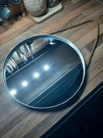 Ronde spiegel met touw, Huis en Inrichting, Woonaccessoires | Spiegels, Minder dan 50 cm, Rond, Ophalen of Verzenden, Zo goed als nieuw