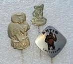 3 Artis Speldjes - Dierentuin Amsterdam, Verzamelen, Speldjes, Pins en Buttons, Ophalen of Verzenden, Gebruikt, Dier of Natuur