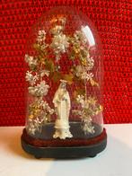 Ovale stolp met Maria en kind onder bloemenboog, Ophalen