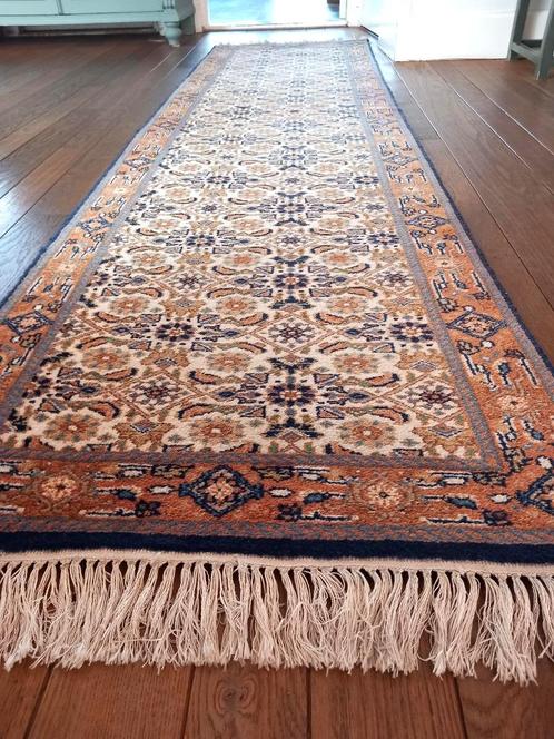Handgeknoopt Oosters Tapijt/Loper, Huis en Inrichting, Stoffering | Tapijten en Kleden, Gebruikt, 50 tot 100 cm, 200 cm of meer