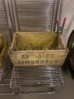 2 Vintage houten 60er jaren limonade kisten van 3ES ( Aldi ), Ophalen of Verzenden, Zo goed als nieuw, Minder dan 50 cm