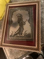 Ingelegd ivoor kunstwerk, Ophalen