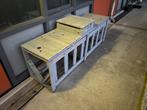 Tuinbank van hout, formaat 160x67x45 cm 2 zits, Tuin en Terras, Tuinbanken, Ophalen of Verzenden
