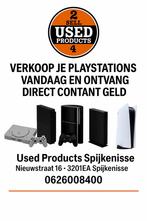 PlayStation gezocht - Alle modellen welkom!, Spelcomputers en Games, Gebruikt, Sony, Ophalen of Verzenden, Zonder controller